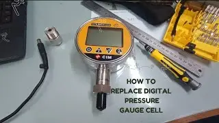 How to Replace the Battery/cell in a Digital Pressure Gauge #DigitalPressureGauge #battery #cell