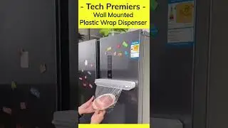 Wall Mounted Plastic Wrap Dispenser | Foil and Cling Dispenser |Cling Film Cutter |#shorts