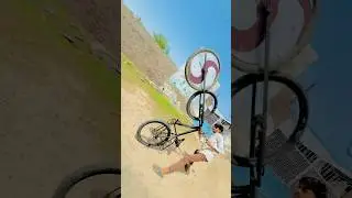 Modified Bicycle Stunt 🥶😨 #song #explore #12bande #reverbration #slowed #music #stunt