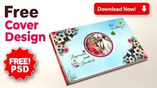 12x18 cover design for wedding album free psd | #cover #coverphoto #psd #free
