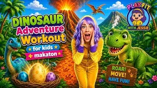 Jessie’s Dinosaur Adventure 🦕| Find the Missing Dino Egg 🥚| Fun Kids Workout