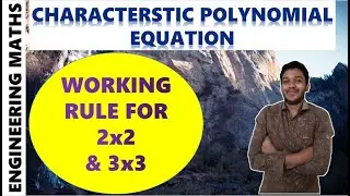 SHORT TRICKS//CHARACTERISTIC EQUATION//CHARACTERSITIC POLYNOMIAL FOR 3x3 &2x2//MATHSPEDIA//