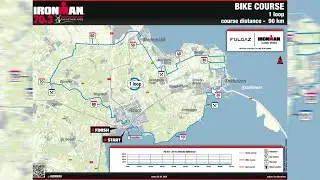 Ironman 70.3 Westfriesland 2022 - Full ride bike course
