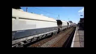 60010 R.M.C.train passing woburn sands station