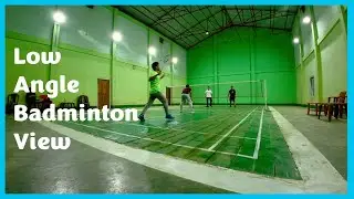 Watch the Shuttlecock Fly: A Low Angle Perspective on Badminton!