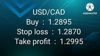 USD/CAD long trade idea.