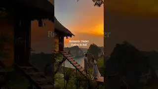 Romantic Dinner option in Bali ✨😍