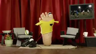 04 UnionV08 Canesten Plus Athletes Foot - Talking Male Feet Commercial Soccer Player