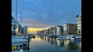 V&auml;sta Hamnen by Bike, Malm&ouml;, Sweden 🇸🇪 Paradise of modern architecture