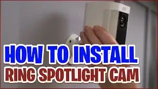 How to Install Ring Spotlight Cam Battery