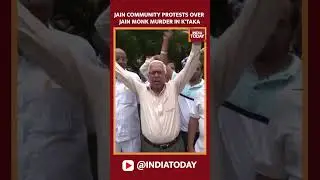 Jain Community Protests Over The Murder Of A Jain Monk In Karnataka, At Jantar Mantar In Delhi