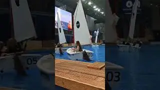 Видео с выставки яхт Дюссельдорф (детское обучение) #boot