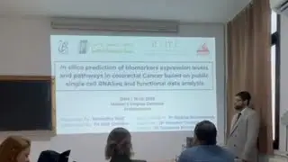 Master thesis defence (bioinformatics) | Single-cell rna seq Analysis of colorectal cancer TME