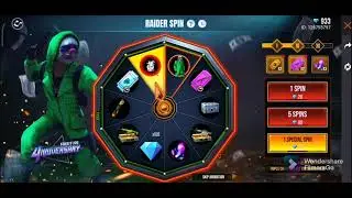 Top Criminal Green Bundle in NewRaider Spin Event of Free Fire (pankajrawnaq) Bach gaye lutne se 😀