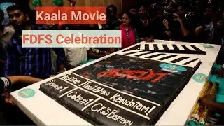 Kaala FDFS Fans Vera level celebration at Rohini Theatre | Superstar | Pa Ranjith | Dhanush