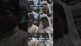 Traditional Malay wedding in 1960s located in Pulau Seraya. #Shorts #singapore #malay