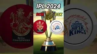 Ipl 2024 Royal Challenger Bangalore vs Chennai super kings Comparison #csk #rcb