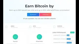 Earn Bitcoin by Surfing ads up to 500 Satoshi in hindi