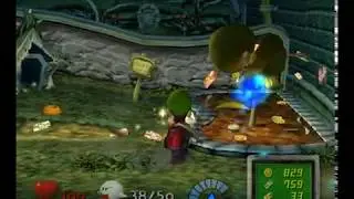 Luigi's Mansion Boneyard Final Flower Watering Gold Jewel