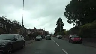 Driving On Bath Road, Commandery Road & Sidbury, Worcester, England 30th October 2020