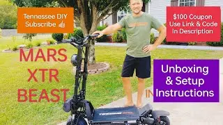 68 MPH Hyper E-Scooter Best Quality Teewing XTR Gspace MARS GTR UNBOXING Complete Setup Instructions