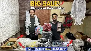Charger Wholesale Market in Delhi 😱 | Mobile Accessories Wholesale | Gaffar Market Delhi