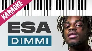 Esa | Dimmi | AMICI 20 // Piano Karaoke con Testo