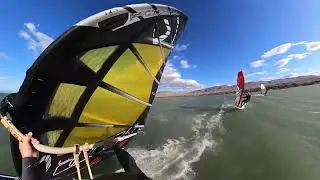 Slalom Windsurf runs - El Calafate - Patagonia