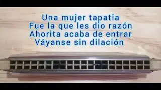 Corrido de Benito Canales. Tablatura para armónica tremolo.