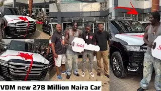 Verydarkman Splash N278.000.000 Million on a New Car just after Burna Donated N140M & Wizkid Grammy