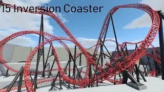 15 Inversion Coaster - NoLimits 2