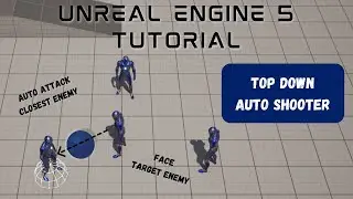 Обучающее видео по Unreal Engine: автоматическая атака сверху вниз