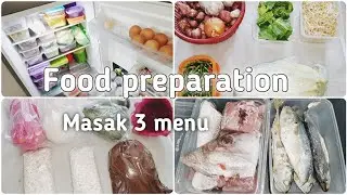 BELANJA MINGGUAN HEMAT | FOOD PREPARATION | RESTI SITOMPUL| Masak 3 menu