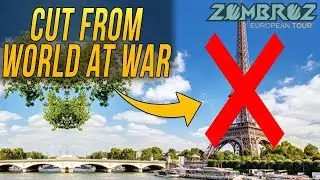The World at War DLC 4 Secret | The Paris Zombie Map We Never Got Explained | Zombroz European Tour