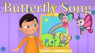 Butterfly Song | Learn English Nursery Rhymes and Baby Song by Nani & Babu for Kids