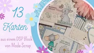 13 Karten basteln 💜Spring Flowers Collection | Designpad ModaScrap