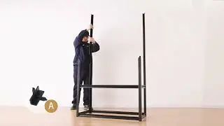 Стеллажи для хранения REIBII 72 дюйма H 2500 фунтов, 5-ярусные, регулируемые, быстрая сборка за 1...