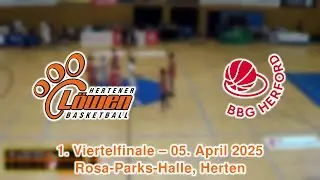 1. Viertelfinale: Hertener Löwen – BBG Herford