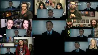 No time to die official trailer reaction mashup