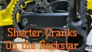 Shorter Cranks On Rockstar Ebike Install