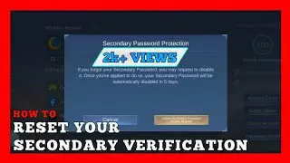 HOW TO RESET SECONDARY PASSWORD IN MOBILE LEGENDS | MOBILE LEGENDS BANG BANG