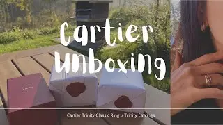 [Fine jewelry] Cartier Unboxing_Trinity Classic Earrings, Trinity Classic Ring💍