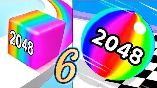 2048 Merge Perfection! 🎮 JellyRun & BallRun 2048 Epic Gameplay #6