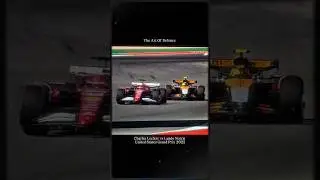 The Art of Defence | Charles Leclerc vs Lando Norris 🇺🇸