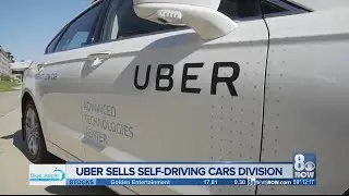 Uber sells self-driving cars division