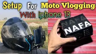 Setup For Moto Vlogging | Unboxing & Moto Vlog With iphone 13 | Best Video Stabilization 👍👍 #viral