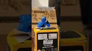 Me trying to get stik/klikbots #klikbot #stikbot #stopmotion #animation #stopmotionanimation #comedy