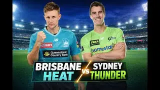 BBL  MATCH 11  | CUMMINS  VS SALT | SYDNEY THUNDER  VS  BRISBANE HEAT