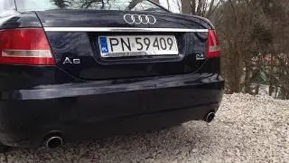Audi A6 C6 2.4 V6 EXHAUST SOUND
