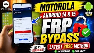 Motorola Android 14 & 15 FRP Bypass | Latest 2026 Method | Google Account Lock Remove
